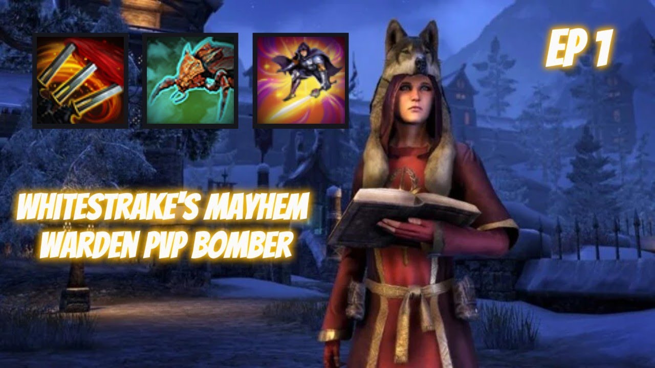 ESO Whitestrake's Mayhem Warden Bomb Compilation Ep 1