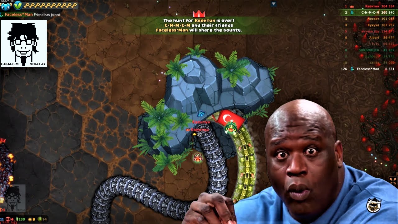 CNMCM👀💥Epic Rebel Kills😎FUN MOMENTS🤣Little Big Snake io.