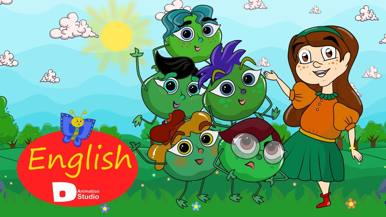 Bedtime story of five peas 2022 | new stories for kids and toddlers