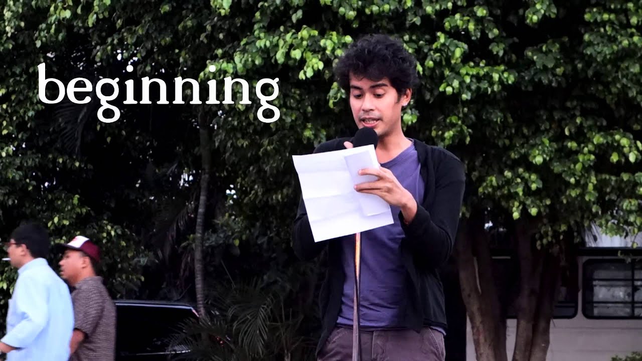 Intramuros Pasyal Sundays Poetry Slam featuring Wanggo Gallaga