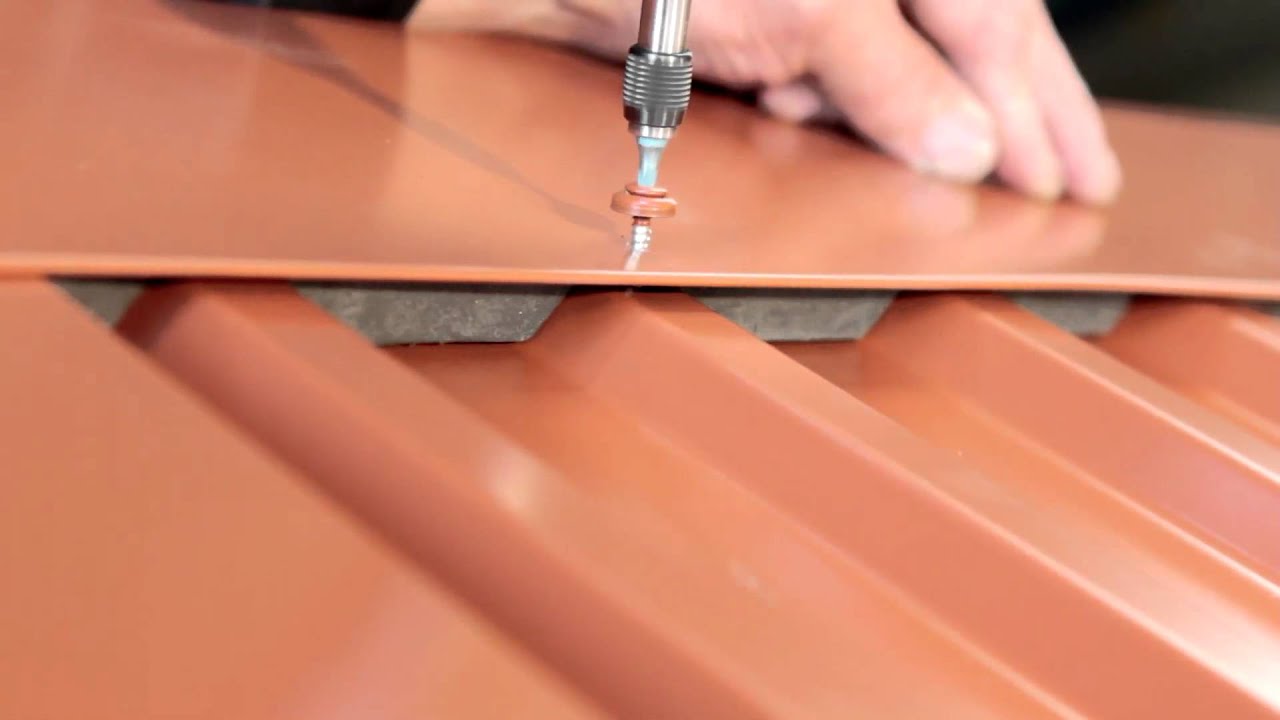 DS St&aring;lprofill - montage af st&aring;ltrapezprofiler - rygning uden ventilation