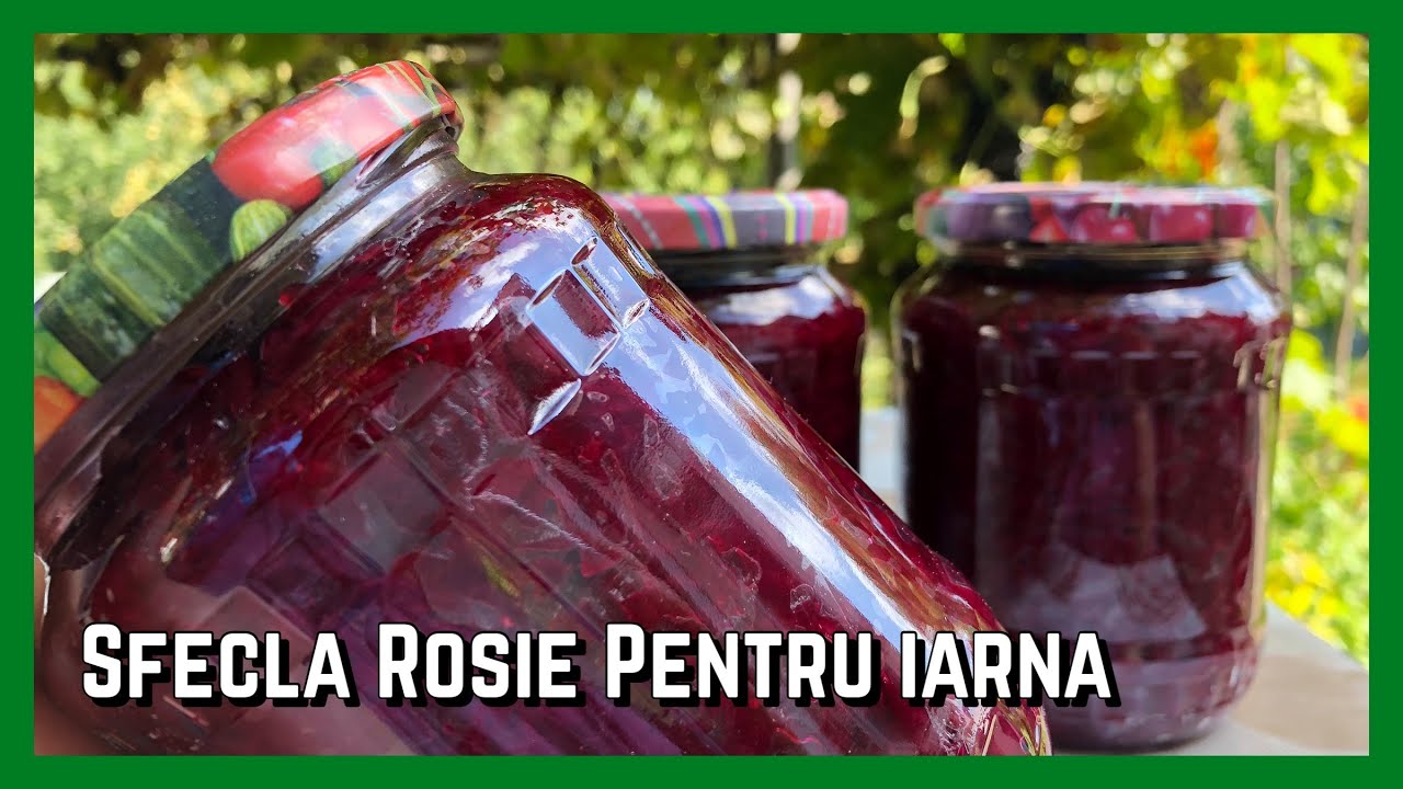 Sfecla rosie la borcan pentru iarna|PASSION