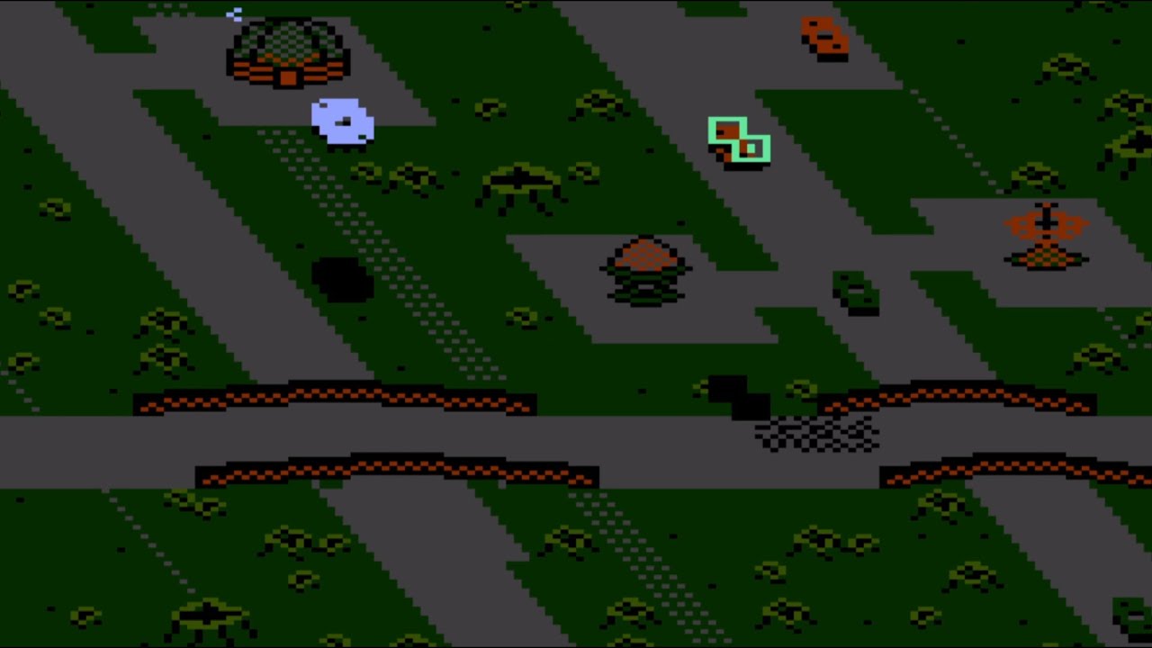 Blue Max 2001 Gameplay Atari 8 Bit