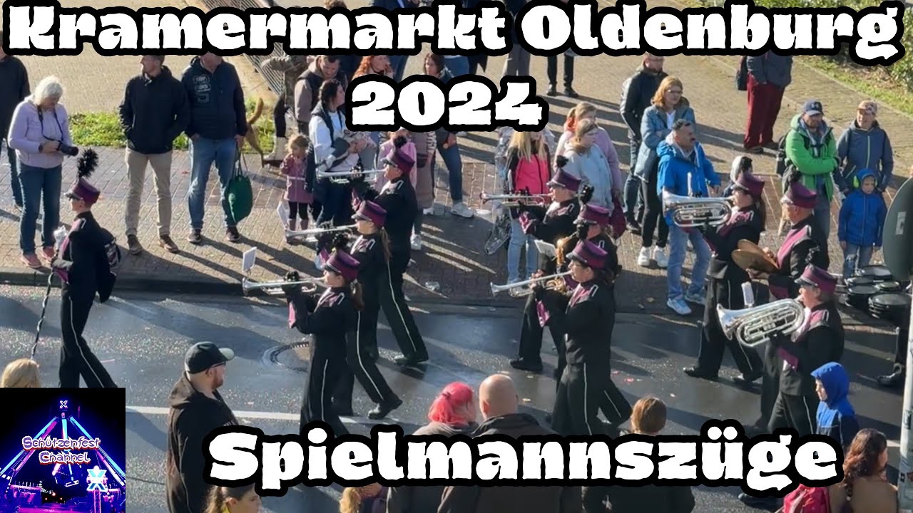 Kramermarkt Oldenburg 2024 - Alle Spielmannszüge und Musikzüge beim Umzug