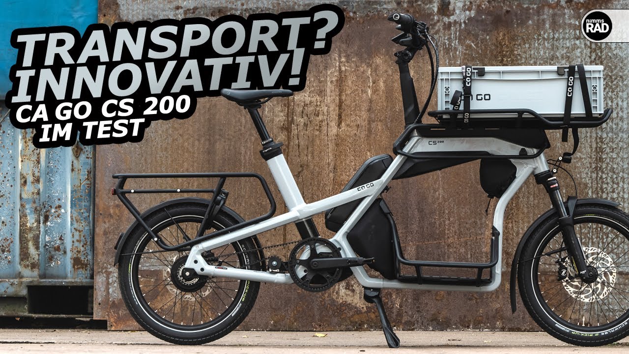 CA GO CS200 EXCLUSIVE im Test 🐪: Innovatives Kompakt-Cargobike