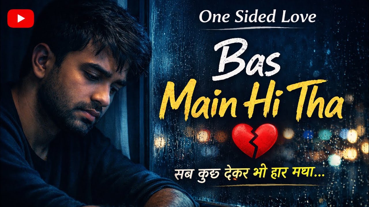 Bas Main Hi Tha 💔 | Ek Tarfa Pyar | Sad Romantic Song