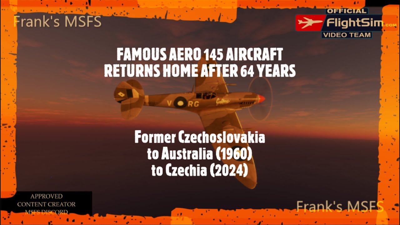 Famous Aero 145 Aircraft Returns Home After 64 Years (MSFS)