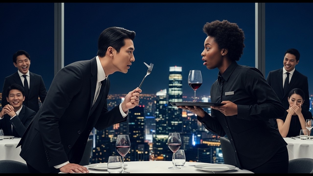 The Korean Mafia Boss Ordered in Korean to Laugh at the Black Waitress — But she Spoke 7 Languages