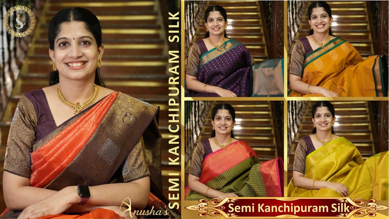 Semi Kanchipuram |Festival Collections | Small Borders