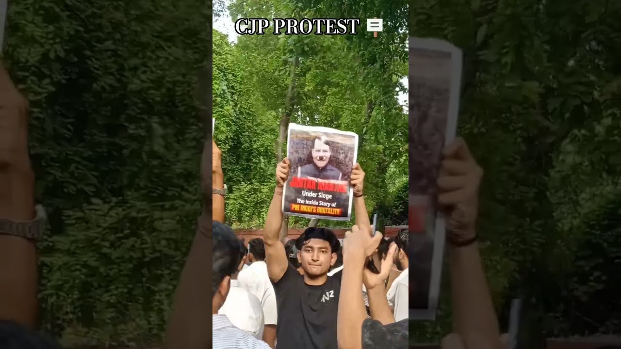 CJP PROTEST 🪧#protest #cjp #justice #shorts #students #youtubeshorts