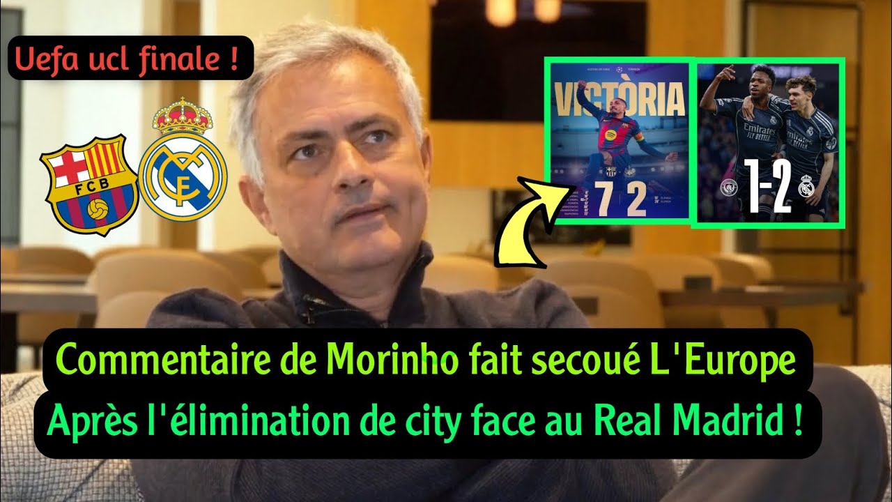 Vous ne croirez pas ce Mourinho à dit après la victoire du Real Madrid 5-1 contre Manchester City! 