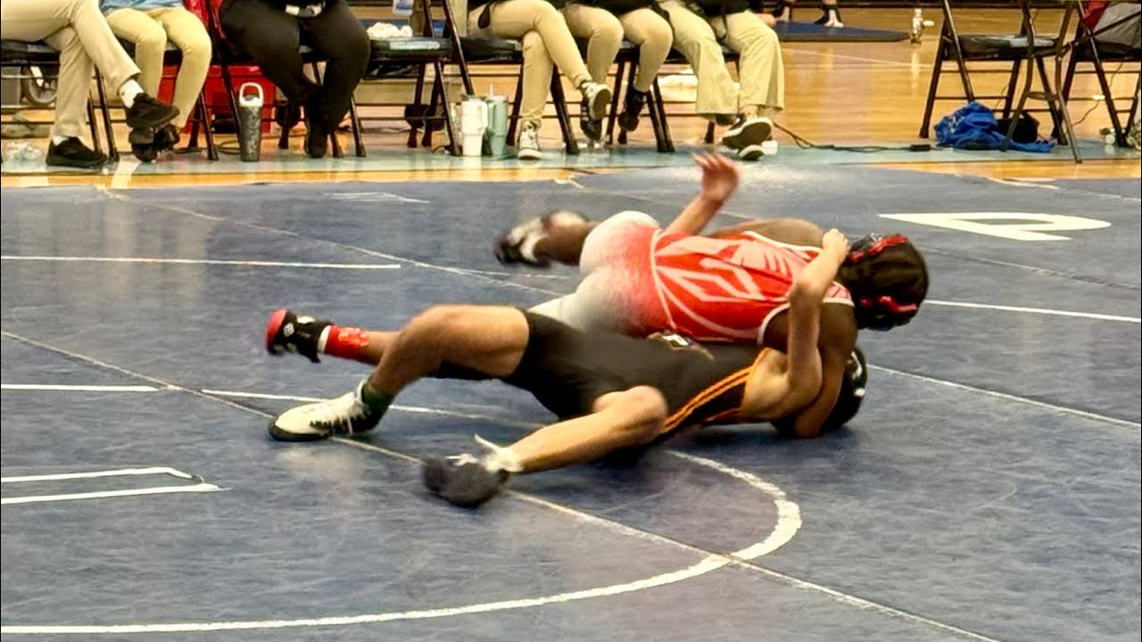 2026 Miami Dade County Middle School Wrestling Championship @JuTheAthlete vs. Palmetto 112 lb