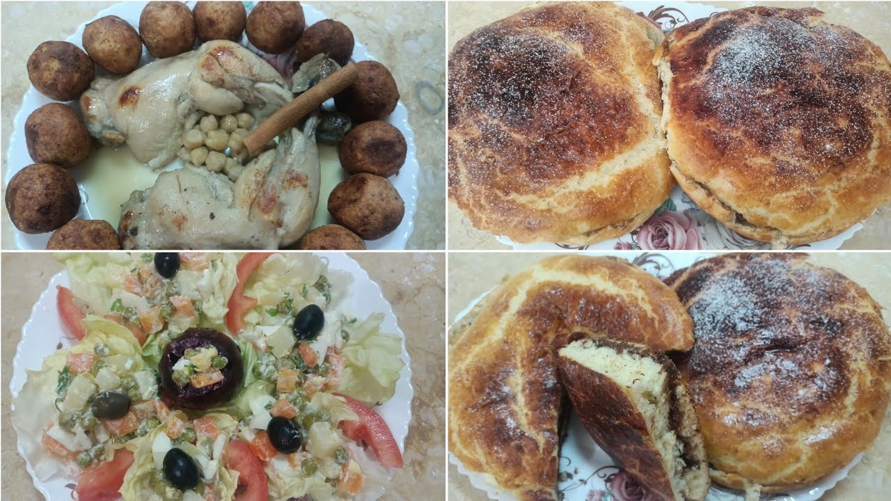 وصفات تليق لرمضان🌙سفيرية وصفة تقليدية 🇩🇿 على قانيها👌 سلاطة ماسيدوان/ لامونة بنتها ولا أروع 👌