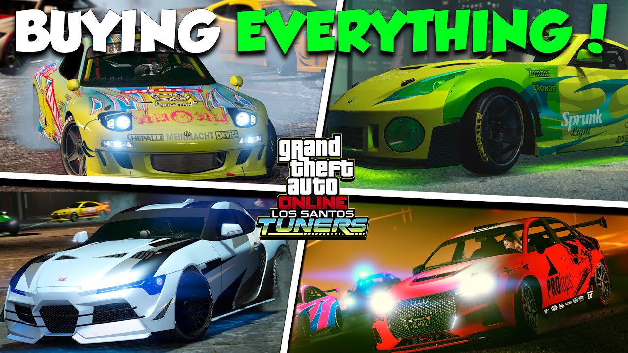 $20,000,000 LOS SANTOS TUNERS SPENDING SPREE! GTA Online