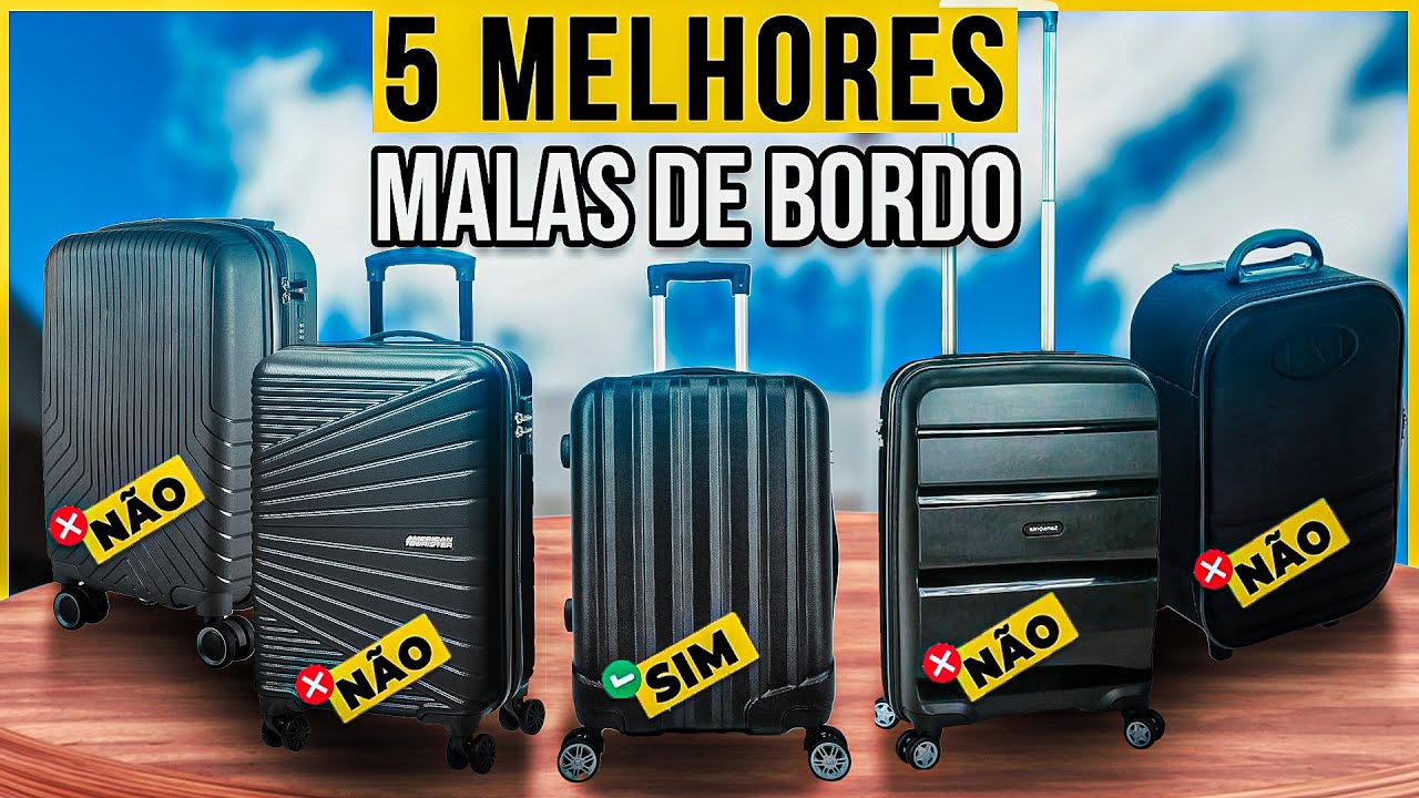 As 5 MELHORES Mala de Bordo / Mala de Bordo 10KG de 2025! [Não compre antes ASSISTIR!]