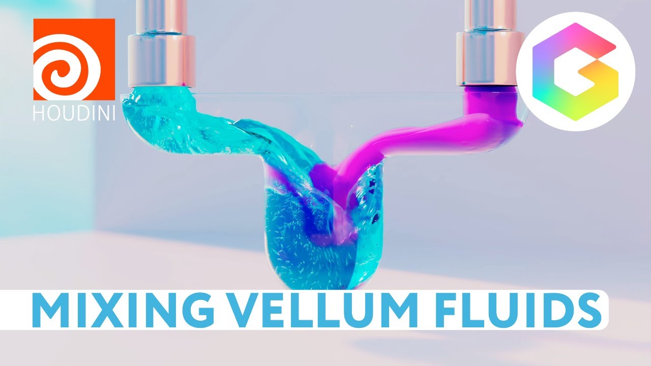 Premium Houdini Tutorial - Mastering Realistic Fluids in Houdini with Vellum - Teaser