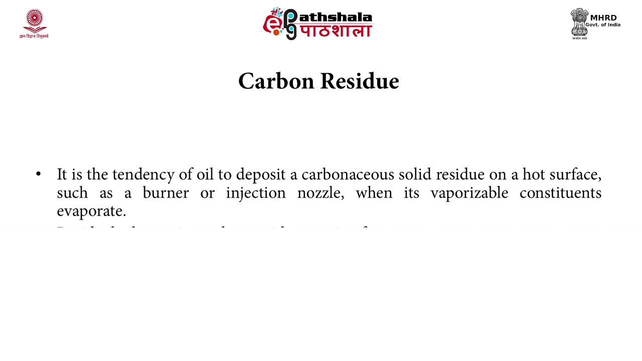 M-04. Physico-chemical Properties of Fuel