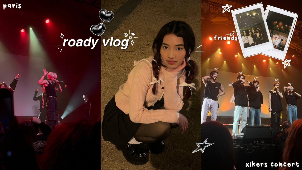 roady vlog 🐯: xikers concert in paris, vip experience & meeting friends