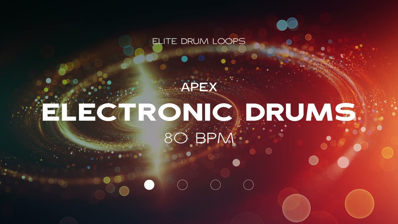ELECTRONIC DRUM LOOP - 80 BPM - APEX