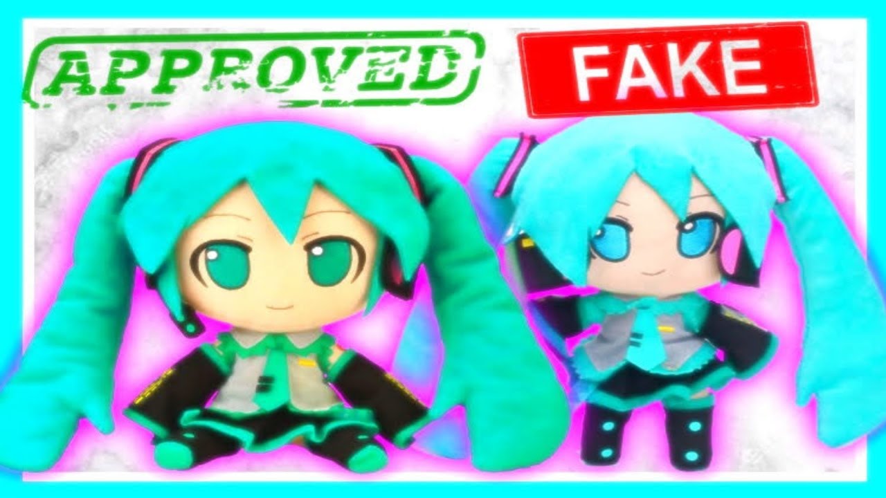 Как узнать, есть ли у вас пиратская плюшевая игрушка Vocaloid