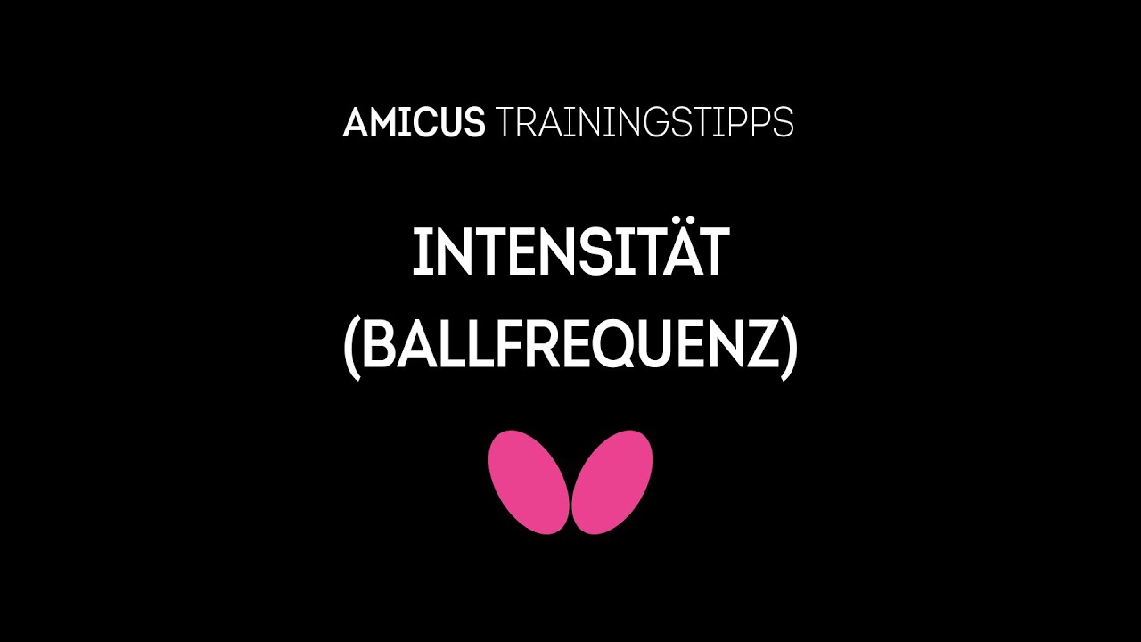 AMICUS Trainingstipps | Intensit&auml;t Ballfrequenz