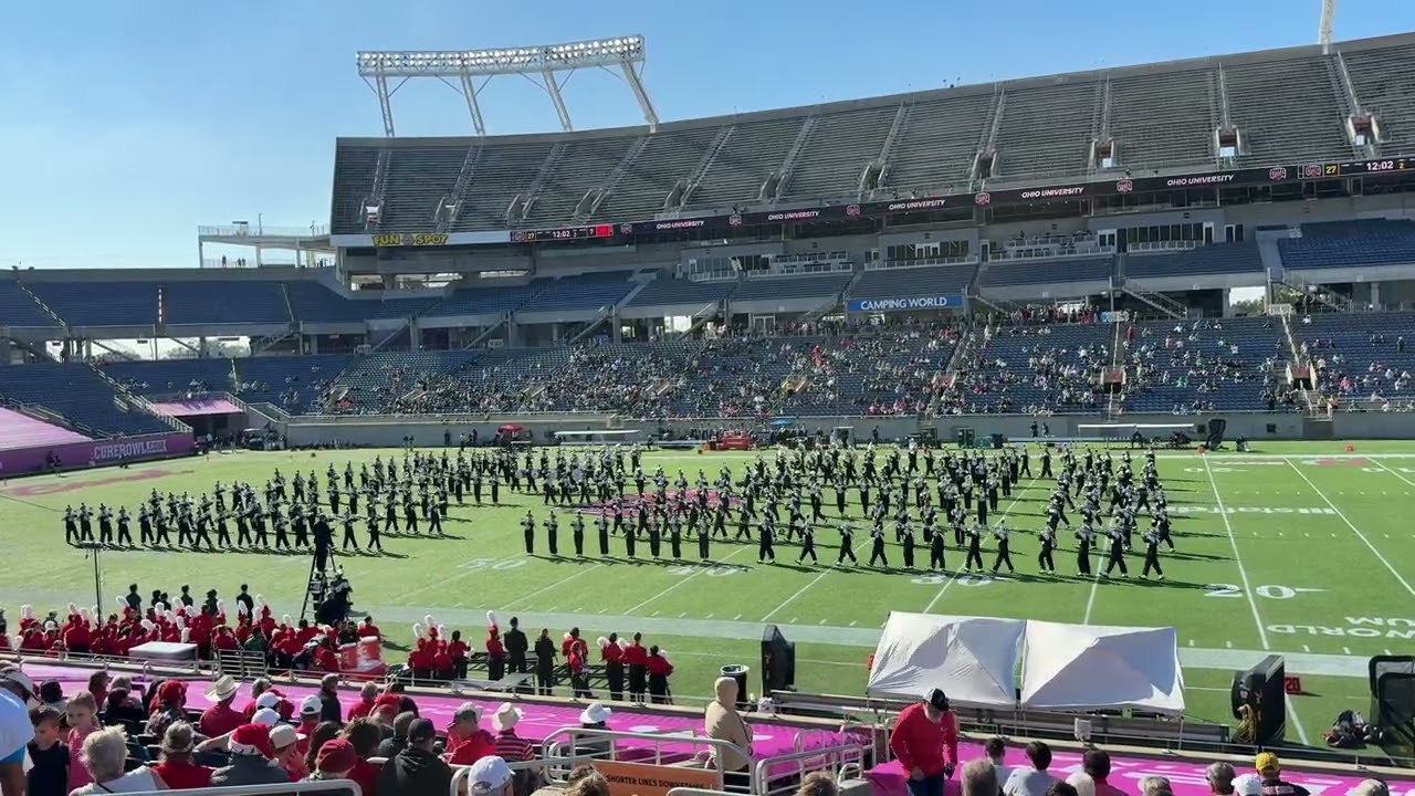 Ohio University Marching 110 2024 Cure Bowl Halftime show