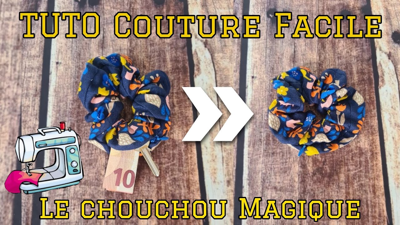 Tuto Facile et MAGIQUE : Coudre un chouchou à SECRETS / Rapide à faire / Méthode en couture By PopO