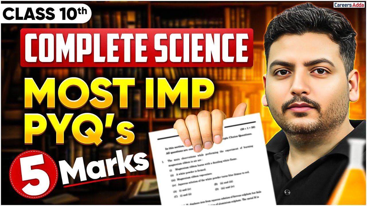 Class 10 Science | Most Important PYQs | 5 Marks Questions | Board Exam 2026