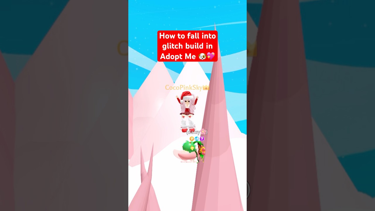 how to fall into a glitch build in Adopt Me 💖 #adoptme #cocopinksky #adoptmecreator