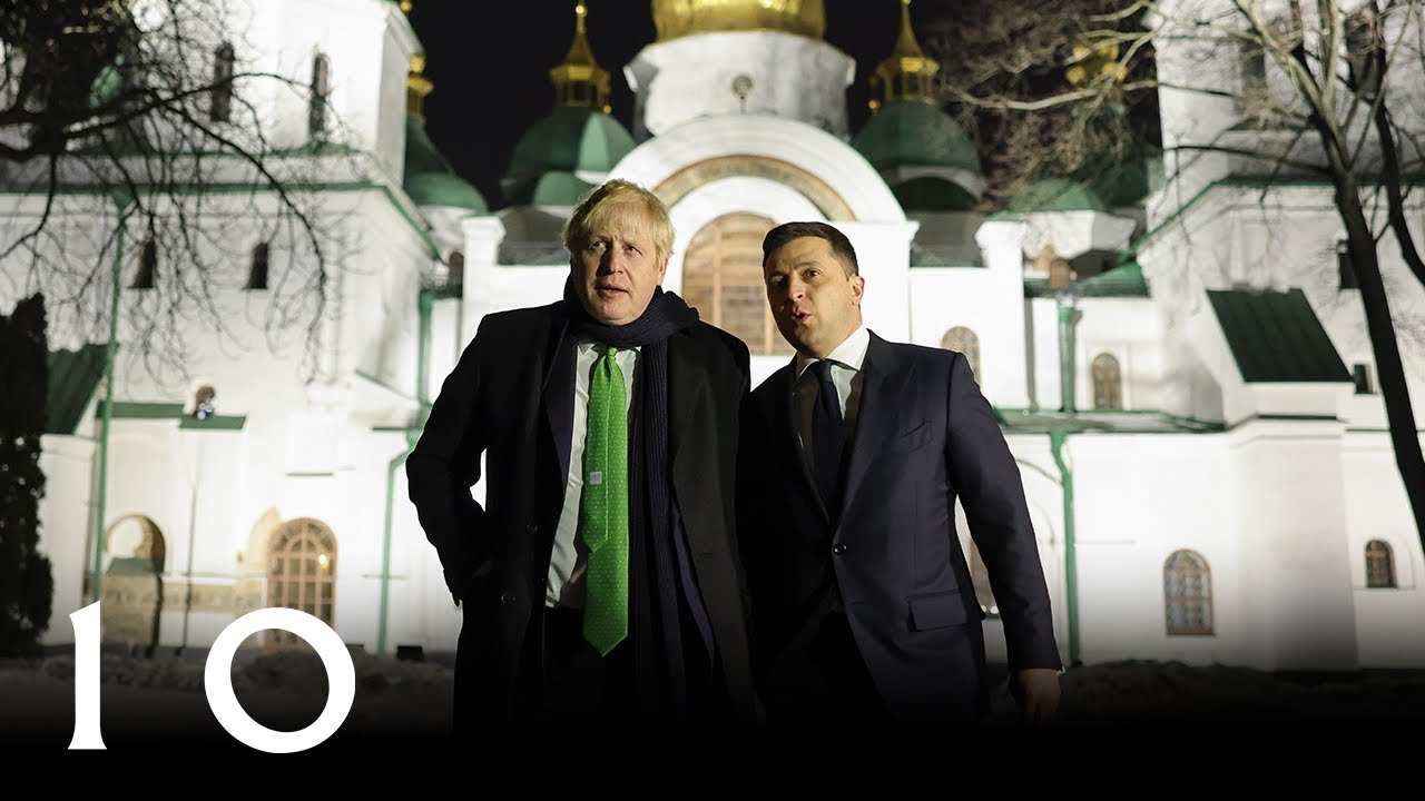Boris Johnson's first visit to Kyiv Ukraine
