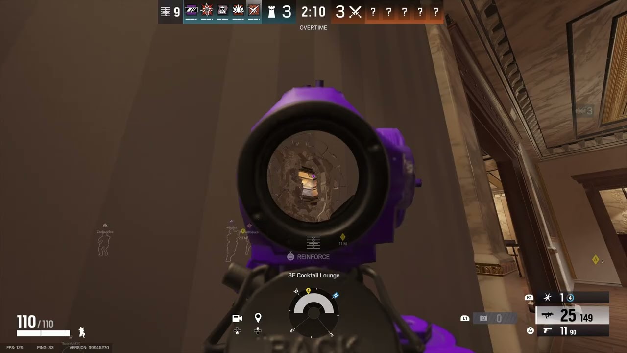 Another Rainbow 6 Siege clutch #siegex #siegegameplay #gameplay #consulate #butter #lesion 