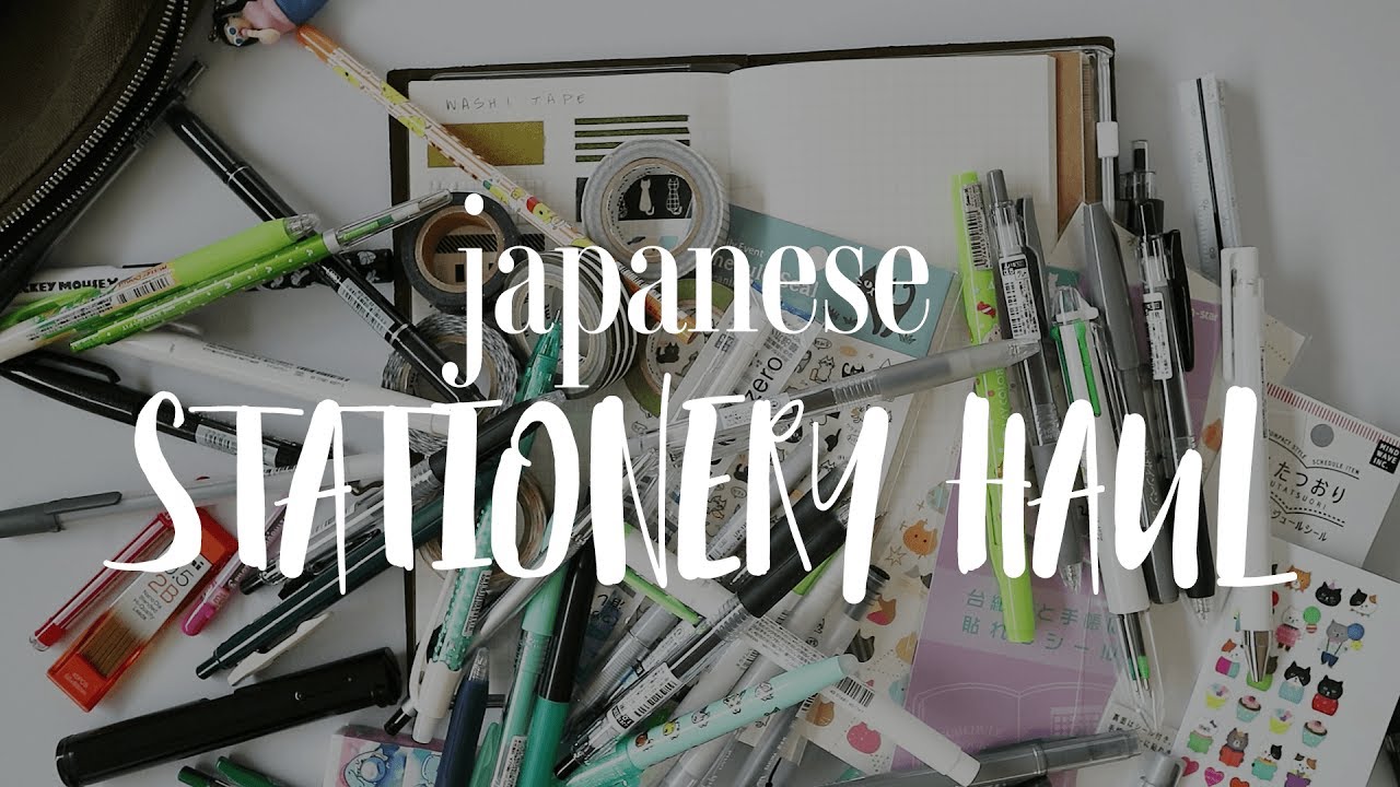 JAPANESE STATIONERY HAUL