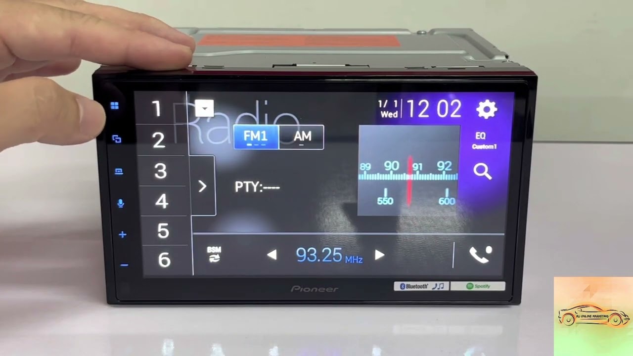 Pioneer DMH-Z5350Bt Double Din Player Unboxing + Review + Tutorial Video ( First Player Unboxing )