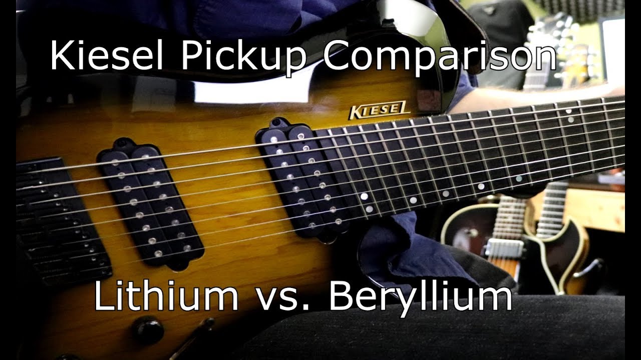 Kiesel Pickups Comparison: Lithium vs. Beryllium