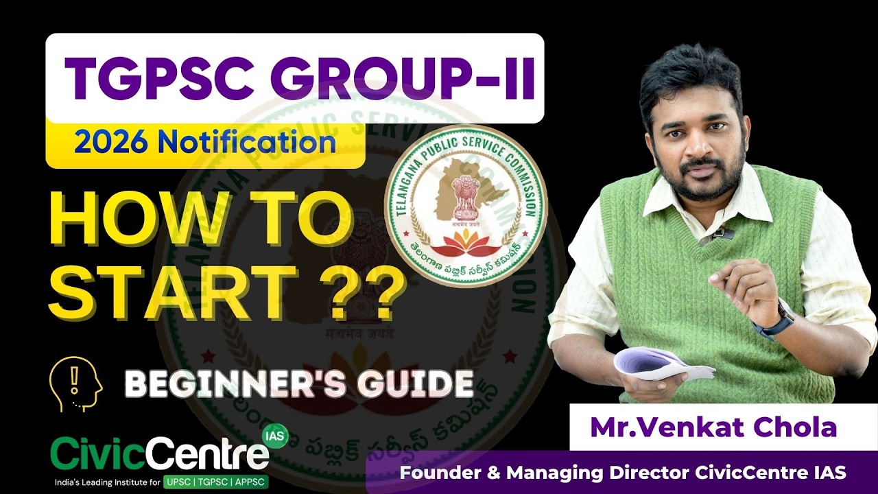 TGPSC Group 2 Orientation | Admissions in Progress | Civiccentre IAS