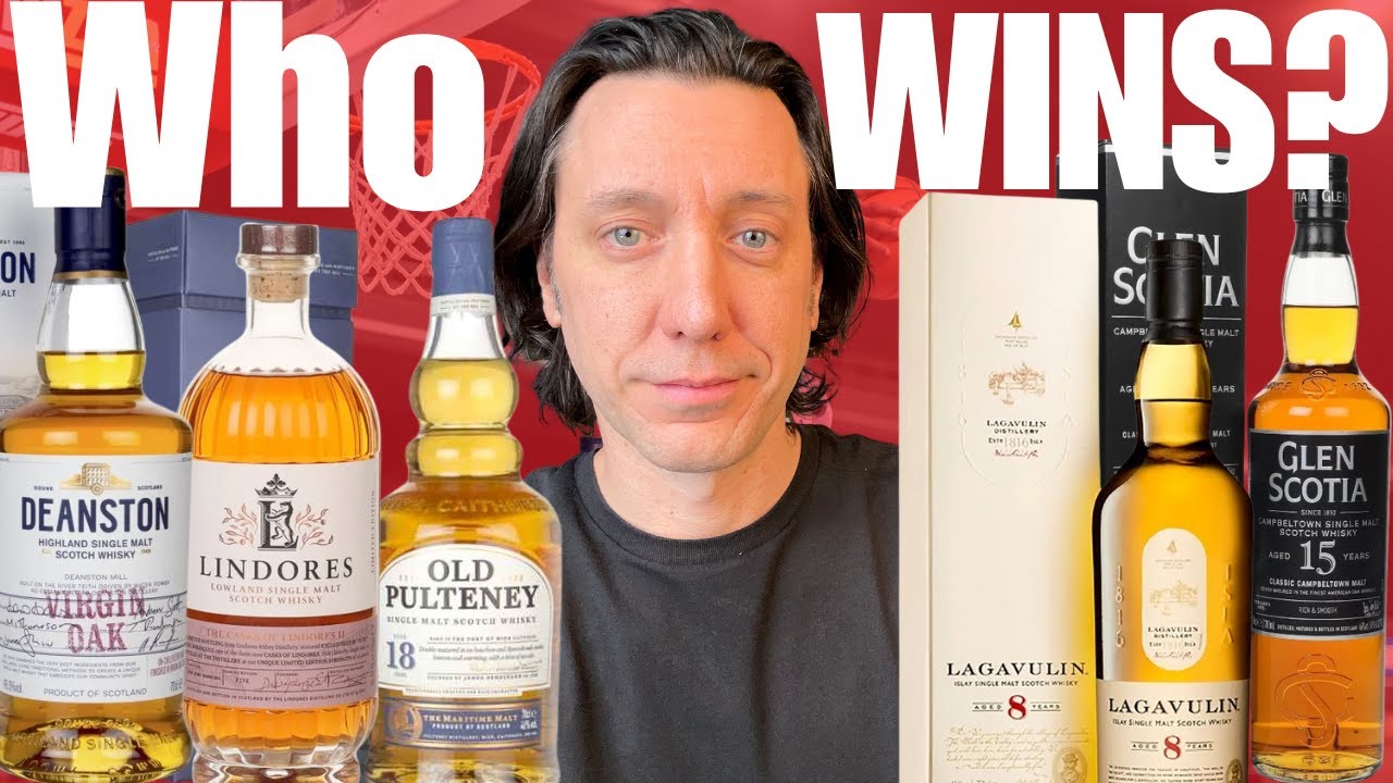Blind Tasting: Old Pulteney 18, Glen Scotia 15, Lagavulin 8, Deanston Virgin, Casks of Lindores II