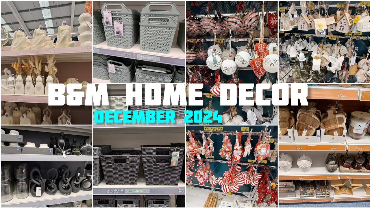 B&M Store Tour - Amazing HomewareDeals and Finds || December 2024.