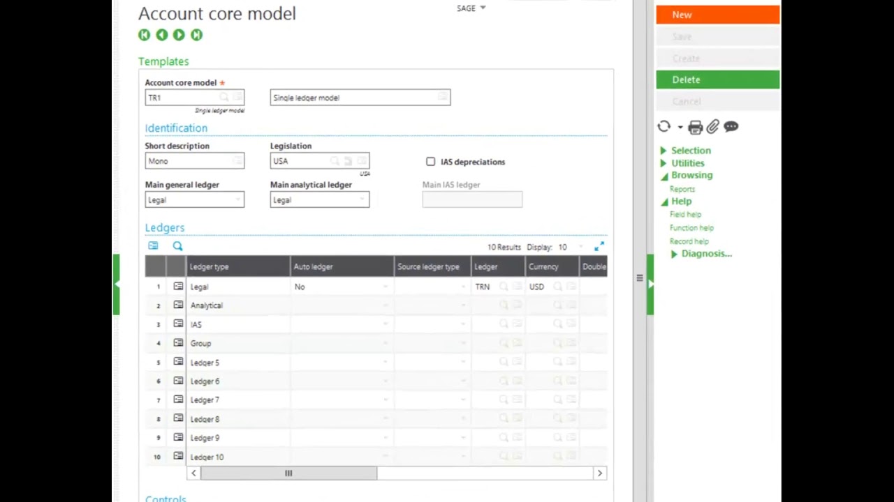 Sage X3 - Analytical Budget Structure