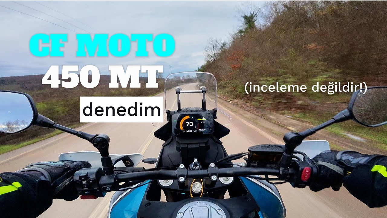 CF MOTO 450 MT DENEDİM! | KÖY YOLLARINDA KISA BİR SÜRÜŞ (İLK İZLENİMLERİM AÇIKLAMADA)