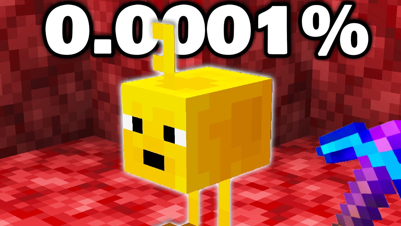 Я поймал самых редких мобов Minecraft за 24 часа
