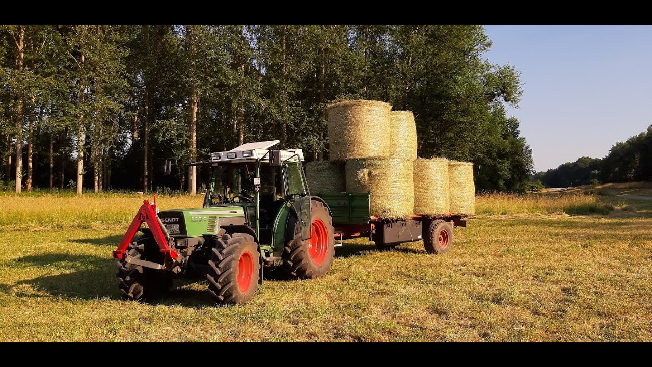 Heuernte  2023 1. Schnitt mit Fendt 280 S