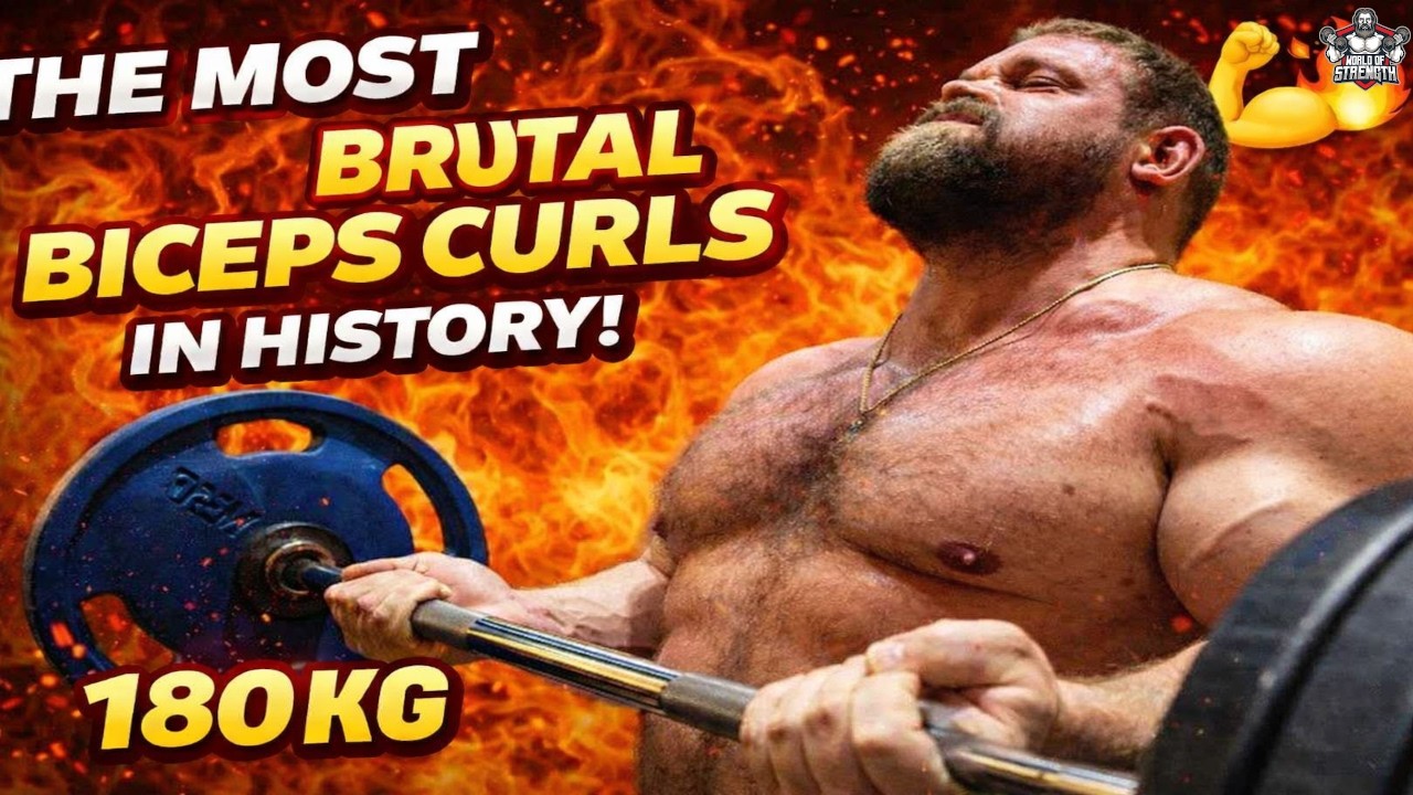 The Heaviest Biceps Curls Ever Recorded
