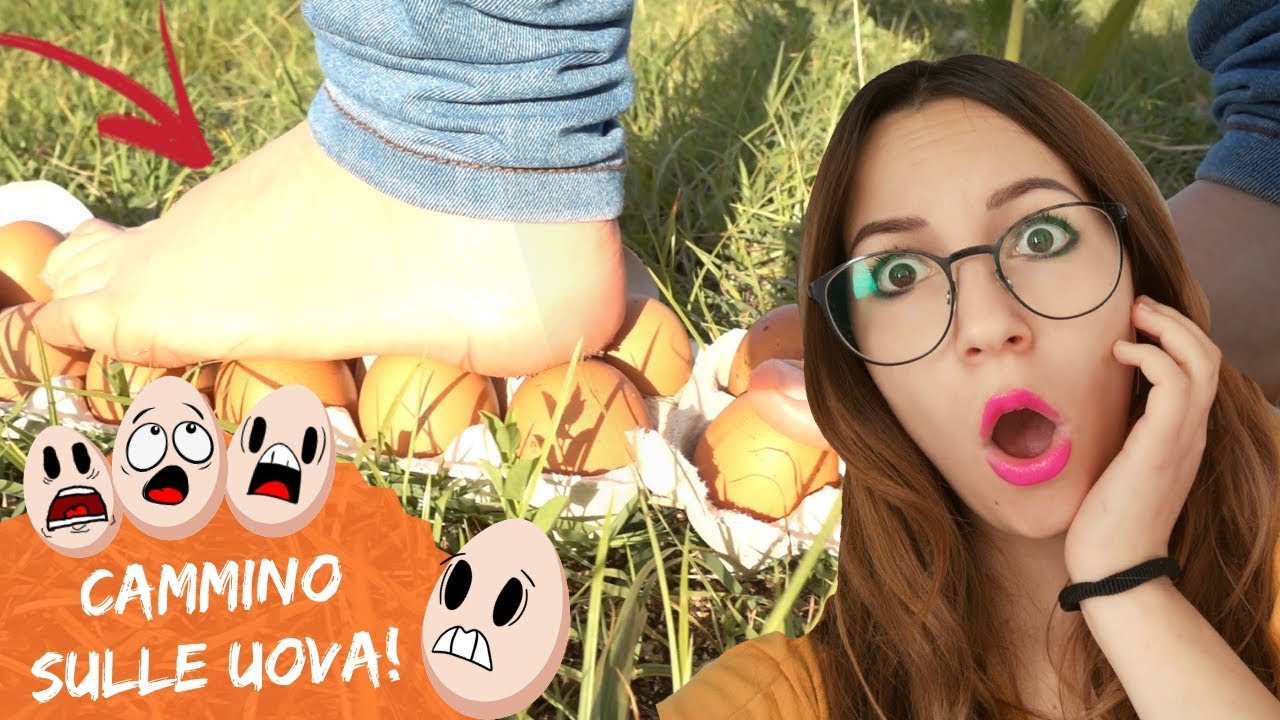 CAMMINA SULLE UOVA CHALLENGE *esperimento pazzo!* ‼️🥚