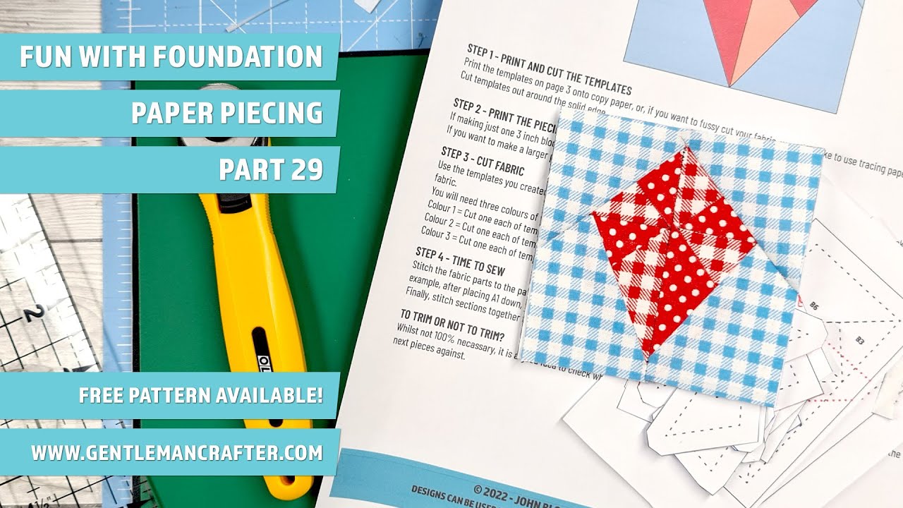 Fun with Foundation Paper Piecing 29 - Kite
