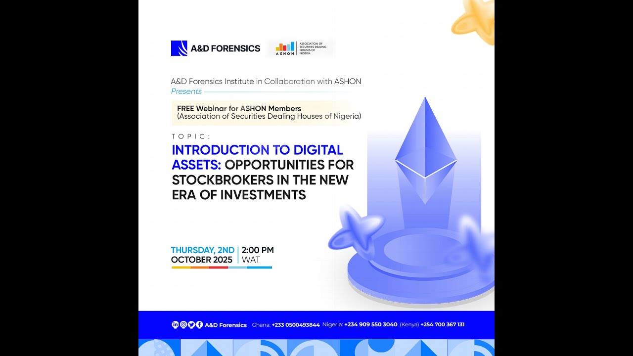 Free Webinar For ASHON Members on Digital Assets.