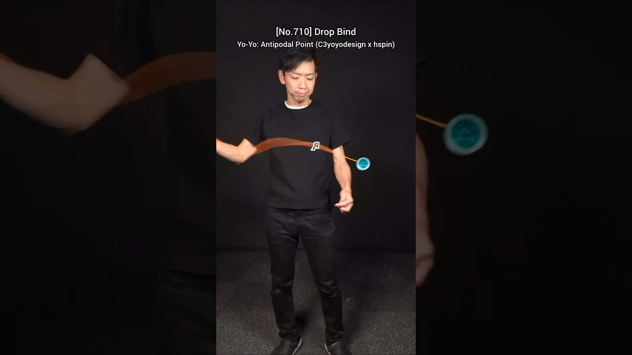 [No.710]🪀Today's Yo-Yo Trick: Drop Bind #yoyo #yoyotricks #tutorial