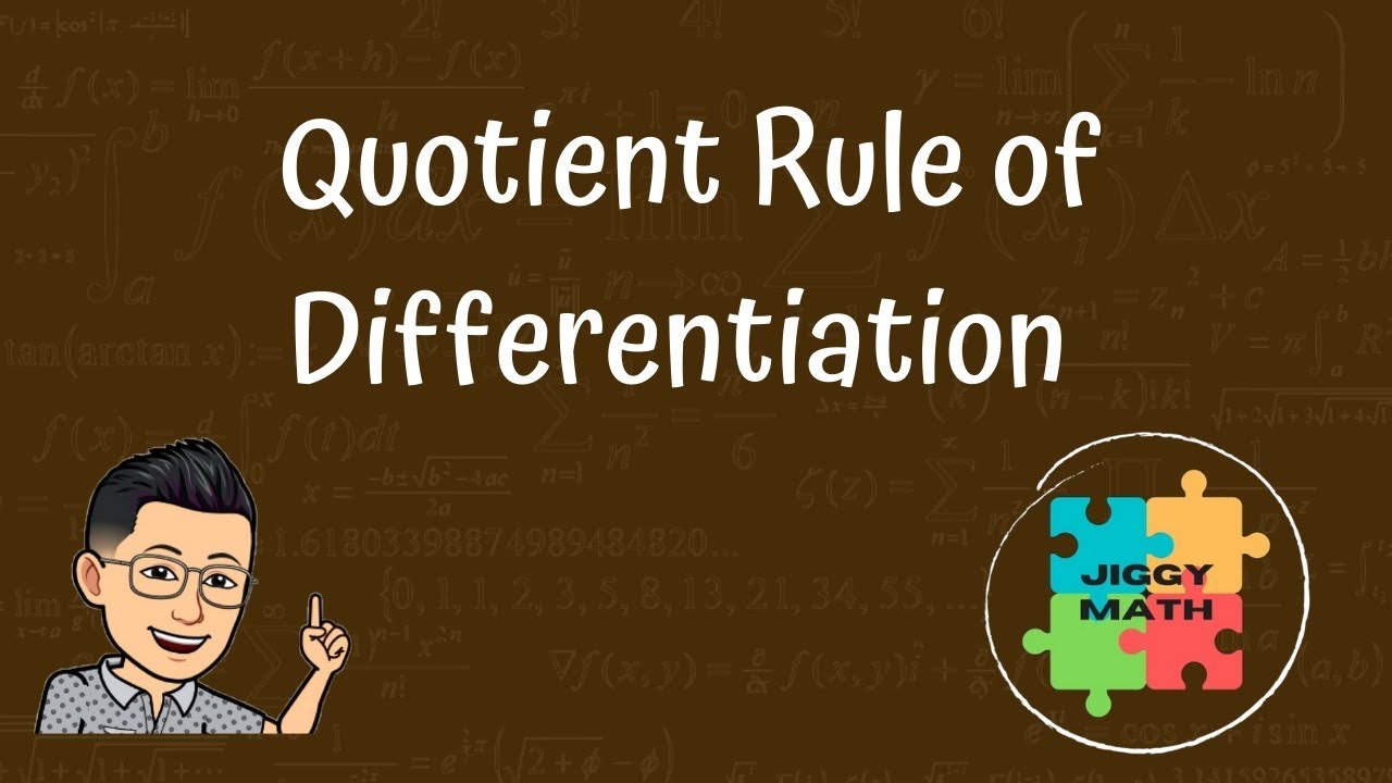 Calculus: Quotient Rule of Differentiation