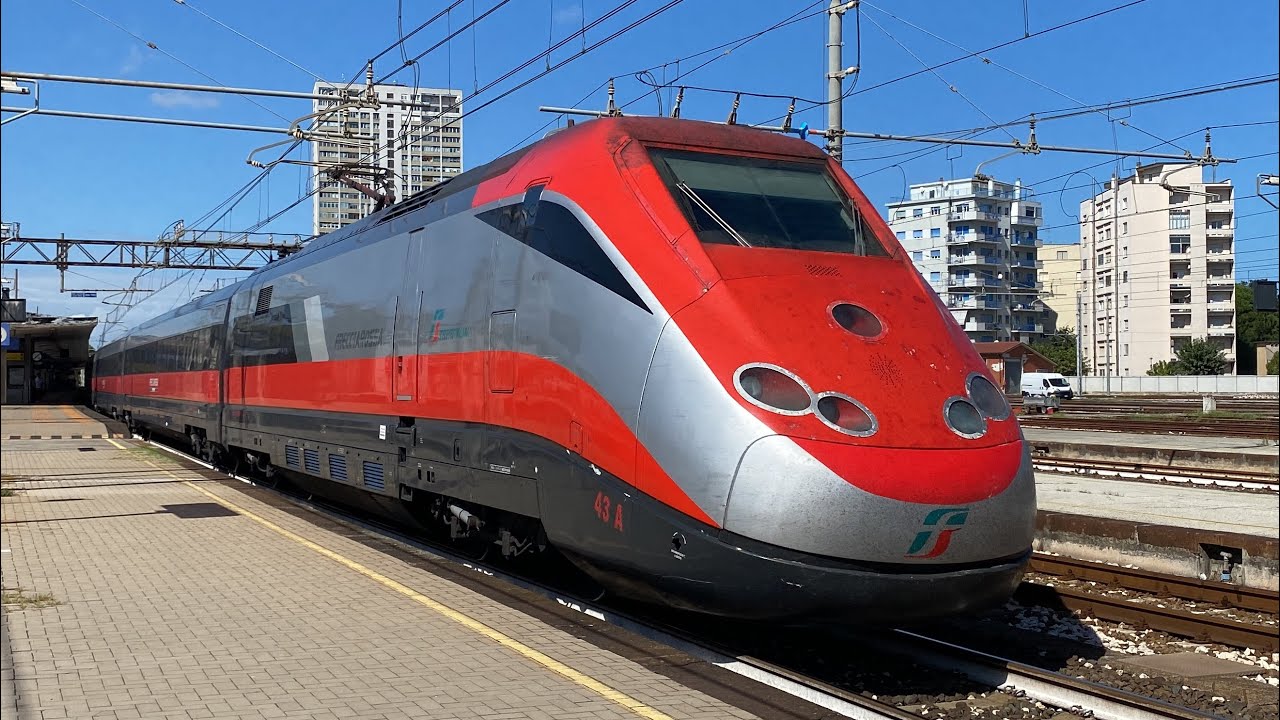 TRENI DIAGNOSTICI, FRECCIAROSSA e treni merci in transito alla stazione di RIMINI!