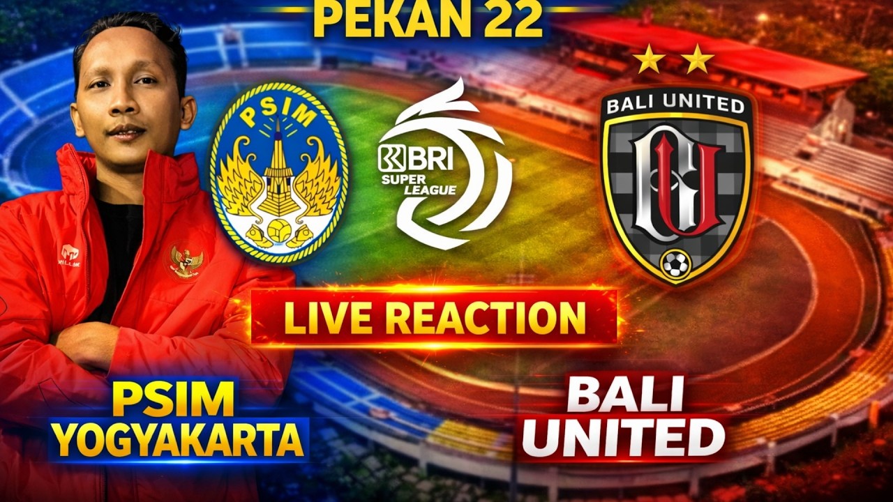 DRAMATIS ‼️ PSIM 3 VS 3 BALI UNITED &mdash; LAGA PANAS PEKAN 22 BRI SUPER LEAGUE 2025/2026