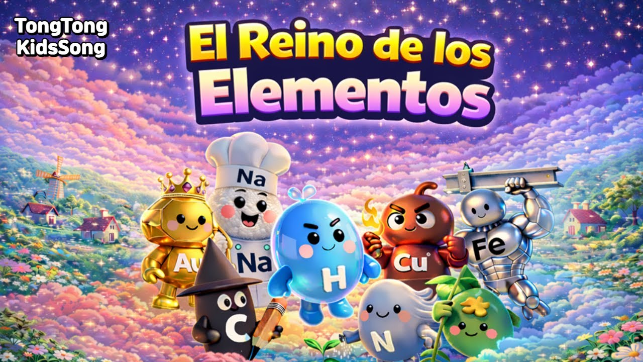 El Reino de los Elementos 🔬 Canción Educativa | Química para Niños| |TongTong Canciones Infantiles